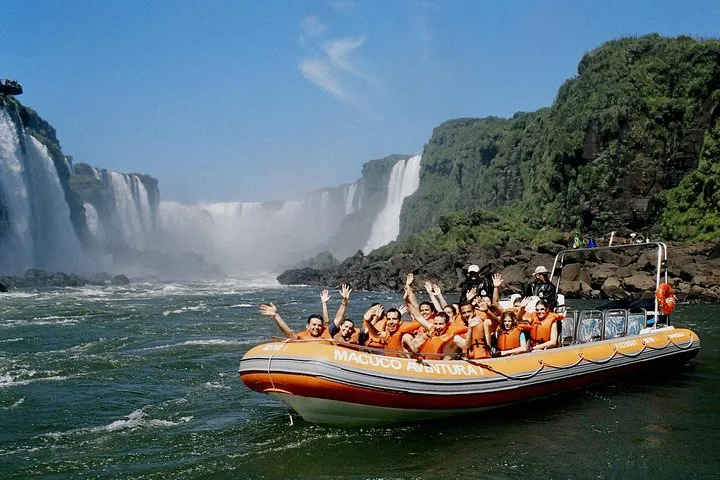 Iguassu Falls Brazilian Side: Macuco Safari, Helicopter Flight and Bird Park — helicopter tour in Iguazu Falls