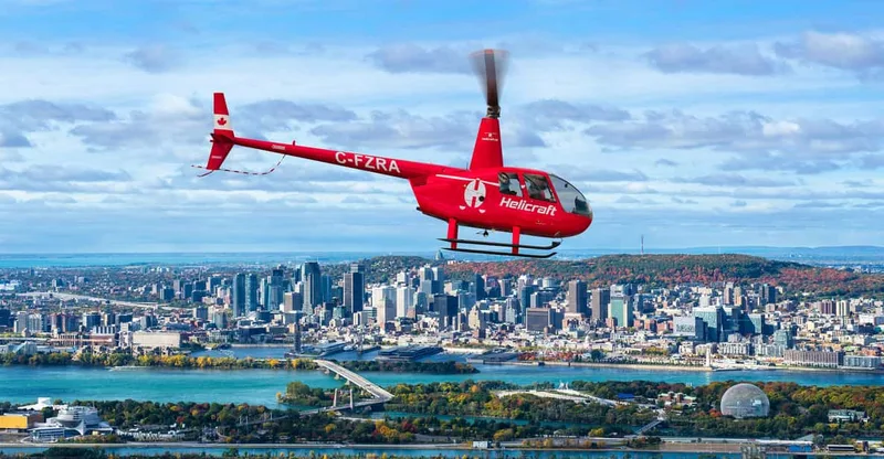 Guided Helicopter Tour — helicopter tour in Montreal