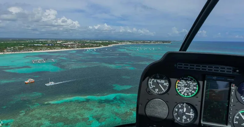 HELICOPTER SIGHTSEEING TOUR — helicopter tour in Punta Cana