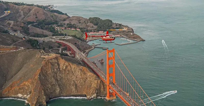 Helicopter tours in San Francisco