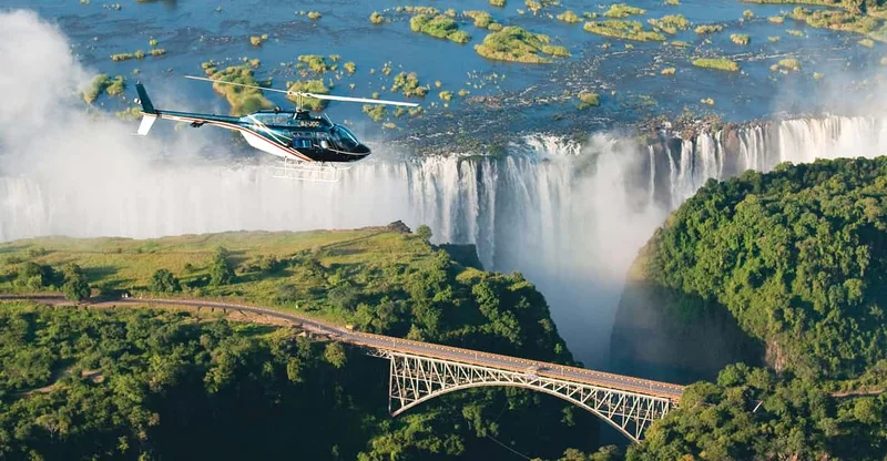 Scenic Helicopter Flight Over Victoria Falls — helicopter tour in Victoria Falls